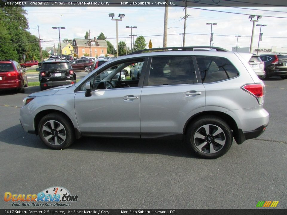 2017 Subaru Forester 2.5i Limited Ice Silver Metallic / Gray Photo #9