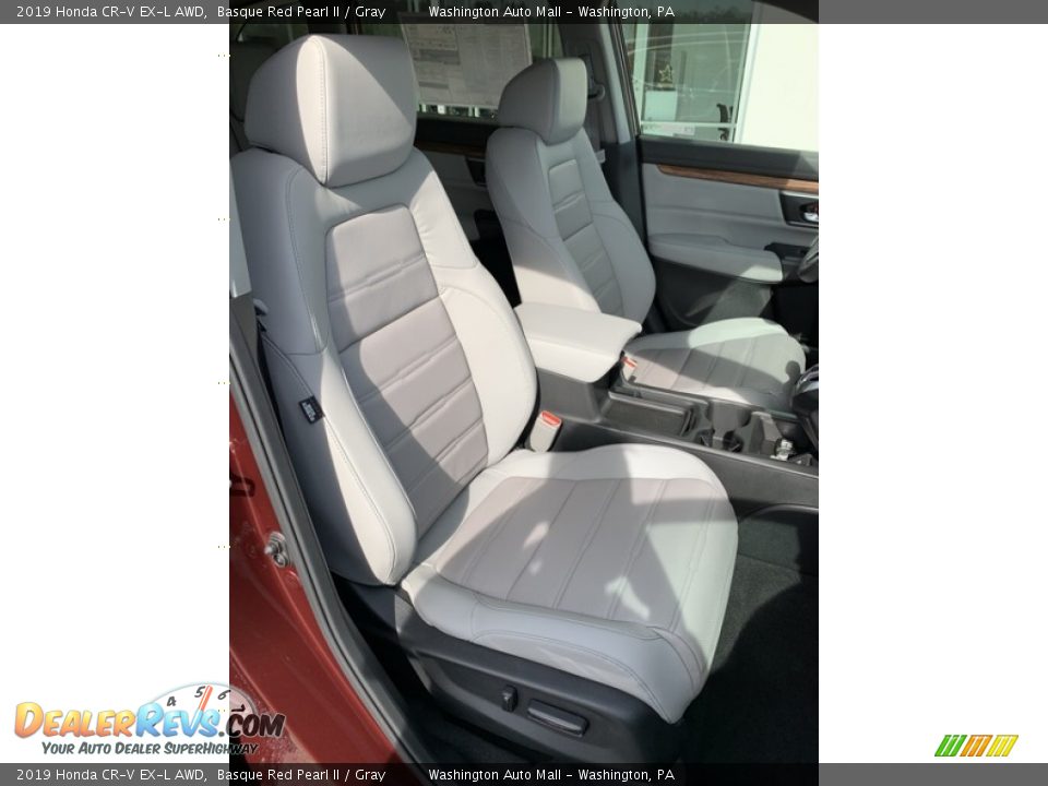 2019 Honda CR-V EX-L AWD Basque Red Pearl II / Gray Photo #28