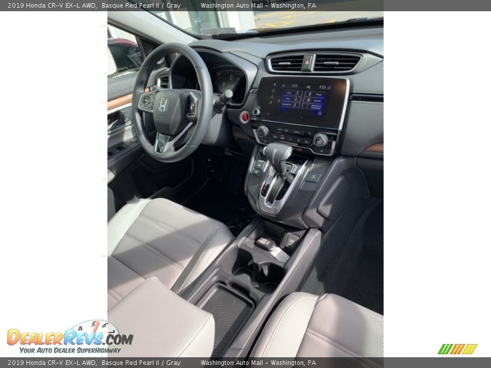 2019 Honda CR-V EX-L AWD Basque Red Pearl II / Gray Photo #29