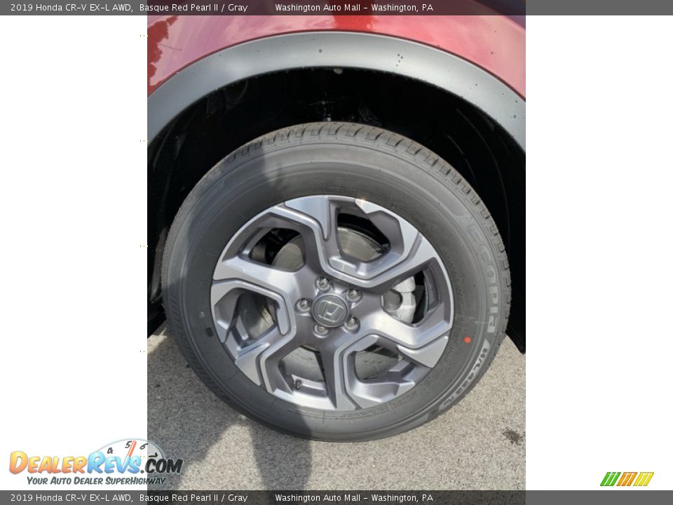 2019 Honda CR-V EX-L AWD Basque Red Pearl II / Gray Photo #31