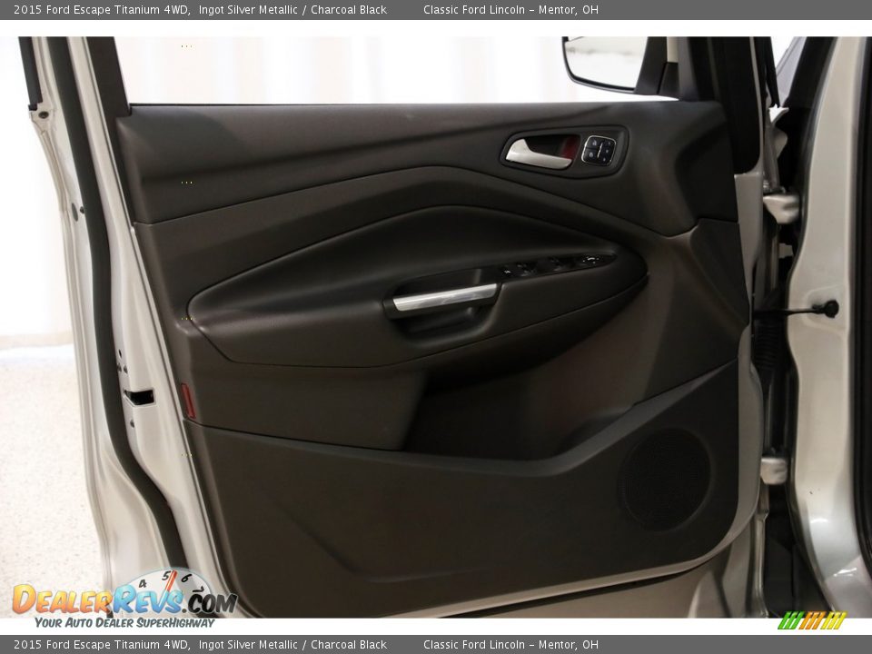 2015 Ford Escape Titanium 4WD Ingot Silver Metallic / Charcoal Black Photo #4