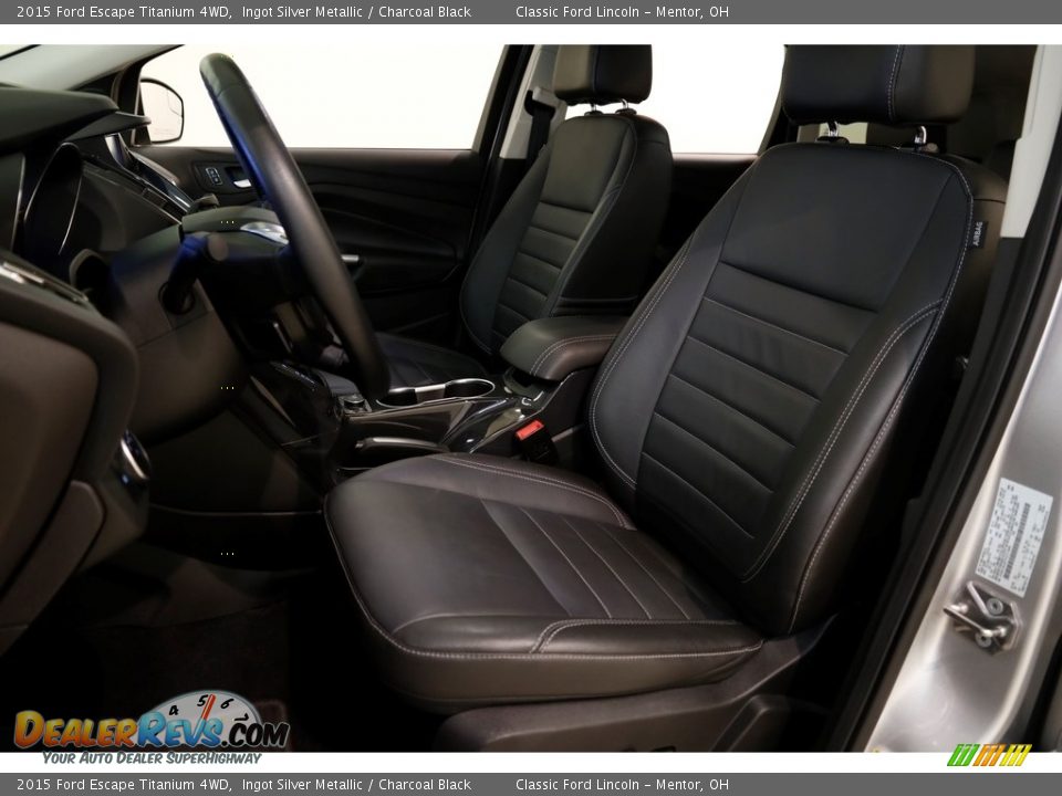 2015 Ford Escape Titanium 4WD Ingot Silver Metallic / Charcoal Black Photo #5
