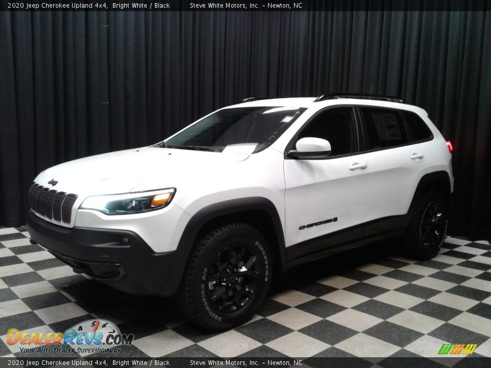 2020 Jeep Cherokee Upland 4x4 Bright White / Black Photo #2