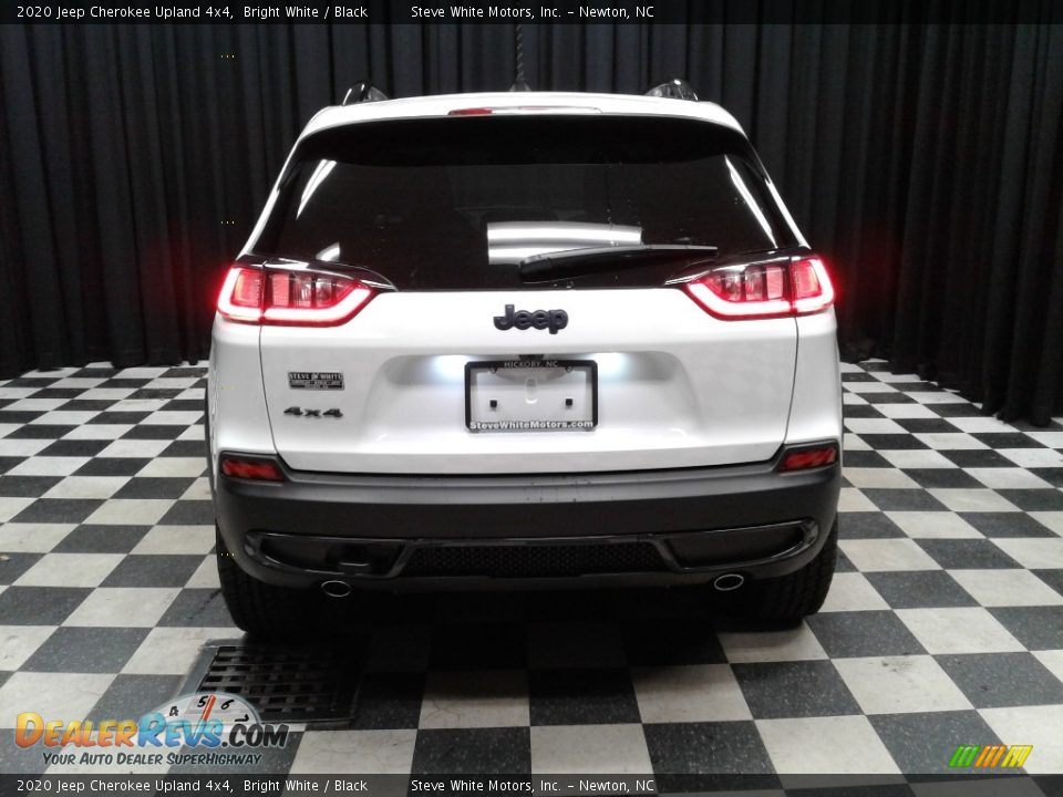 2020 Jeep Cherokee Upland 4x4 Bright White / Black Photo #7