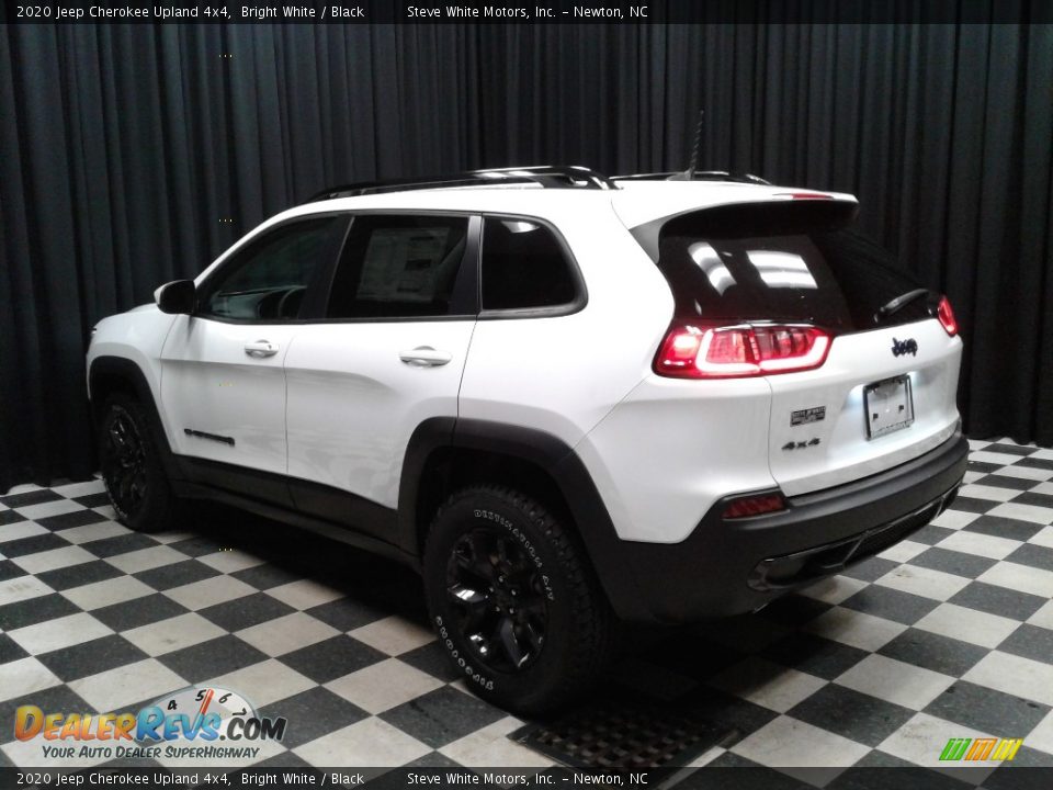 2020 Jeep Cherokee Upland 4x4 Bright White / Black Photo #8