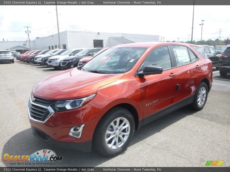2020 Chevrolet Equinox LS Cayenne Orange Metallic / Ash Gray Photo #1