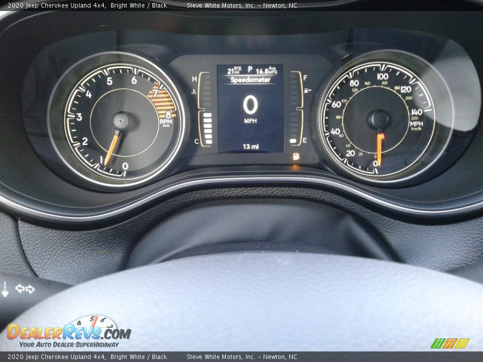 2020 Jeep Cherokee Upland 4x4 Bright White / Black Photo #18