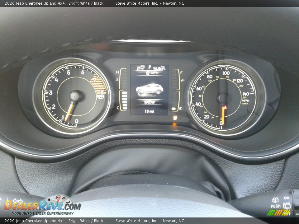 2020 Jeep Cherokee Upland 4x4 Bright White / Black Photo #19