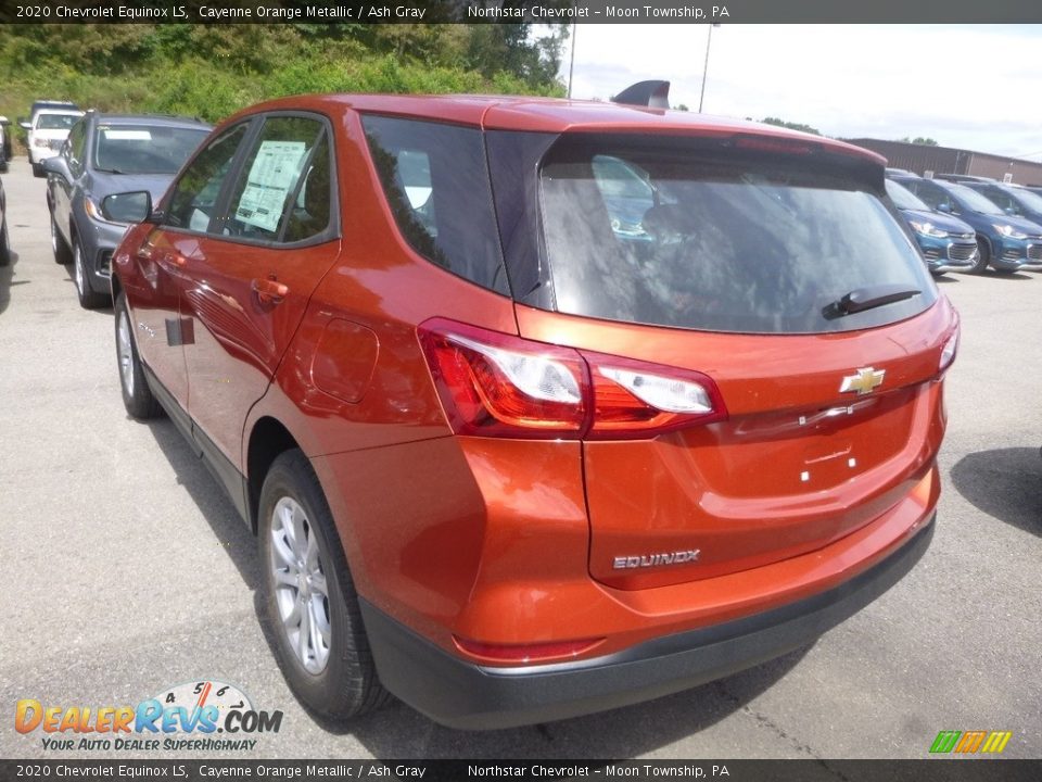 2020 Chevrolet Equinox LS Cayenne Orange Metallic / Ash Gray Photo #3