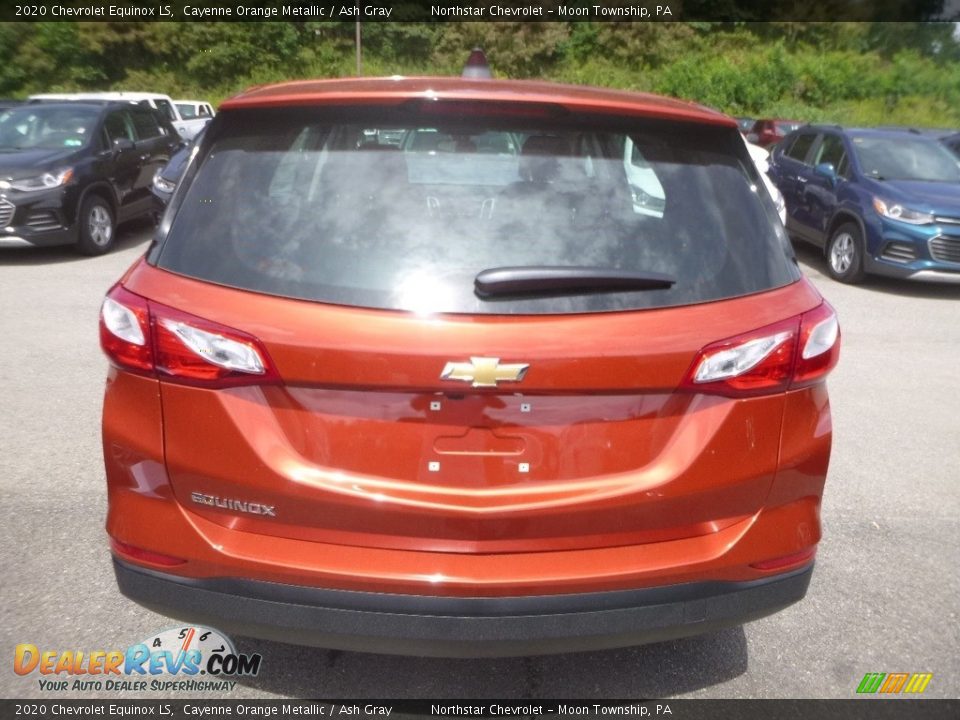 2020 Chevrolet Equinox LS Cayenne Orange Metallic / Ash Gray Photo #4