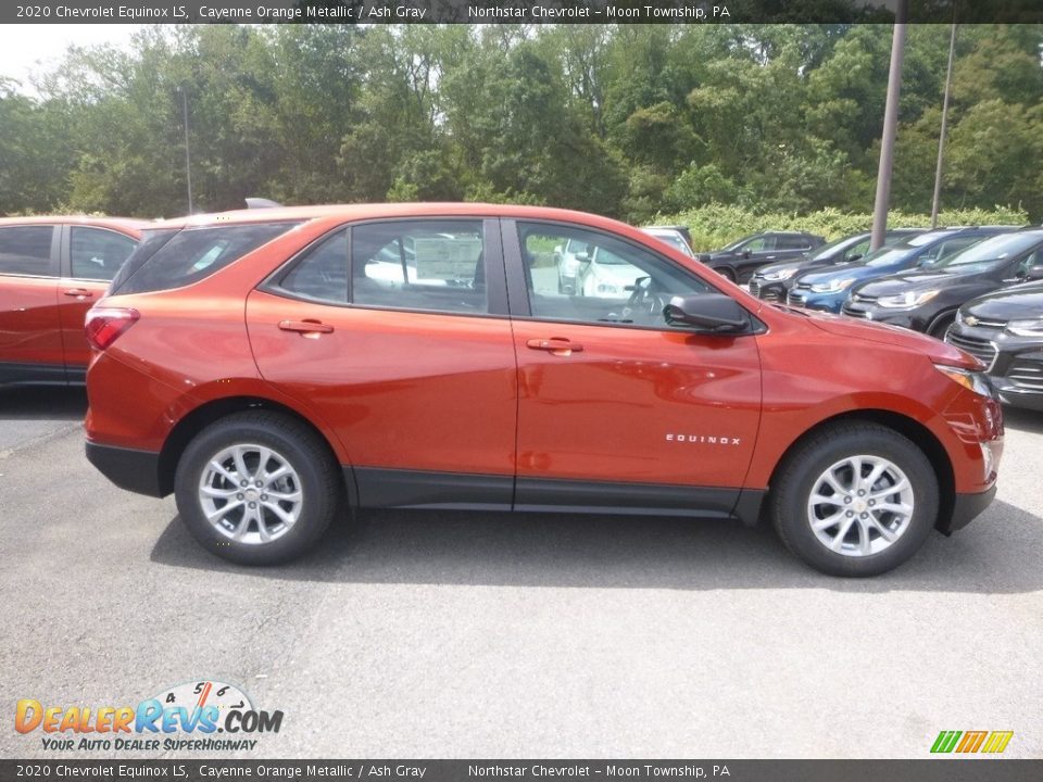 2020 Chevrolet Equinox LS Cayenne Orange Metallic / Ash Gray Photo #6