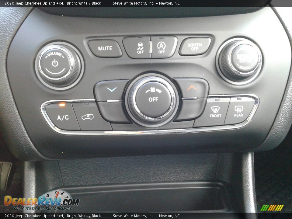 2020 Jeep Cherokee Upland 4x4 Bright White / Black Photo #26