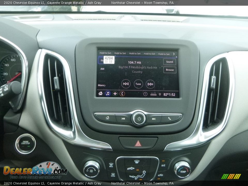 2020 Chevrolet Equinox LS Cayenne Orange Metallic / Ash Gray Photo #17