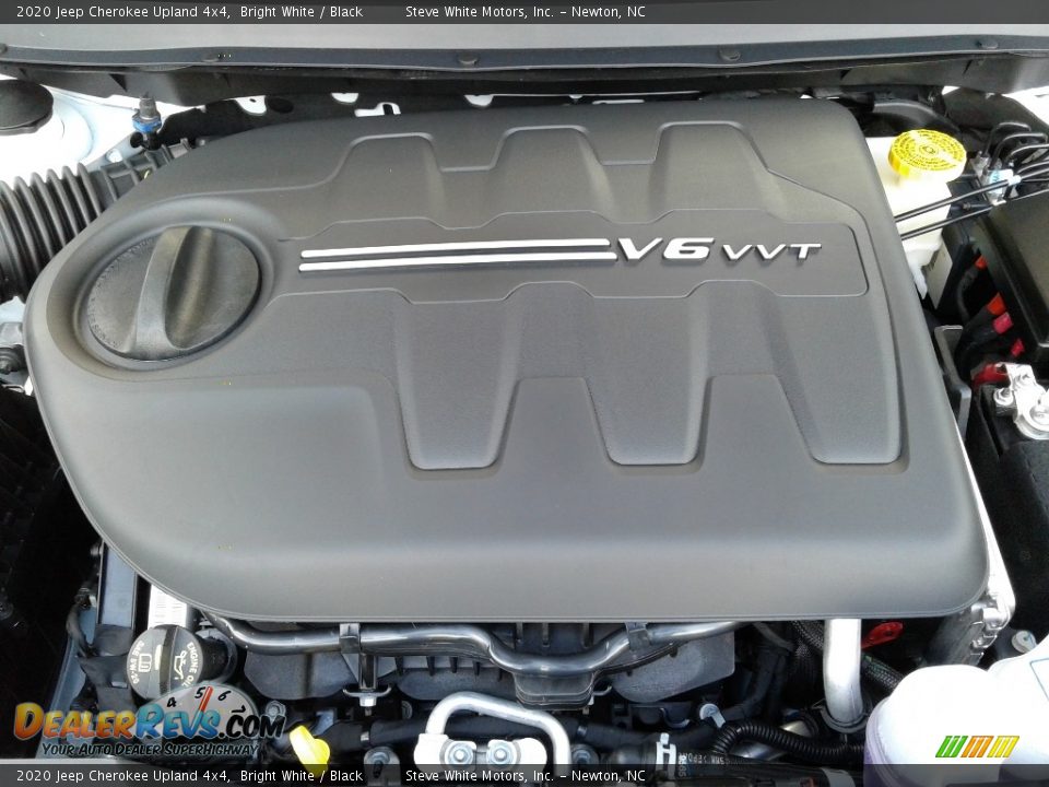 2020 Jeep Cherokee Upland 4x4 Bright White / Black Photo #31