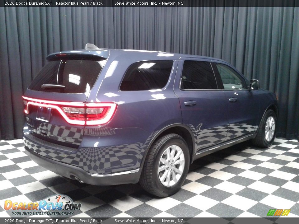 2020 Dodge Durango SXT Reactor Blue Pearl / Black Photo #6