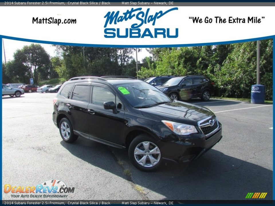 2014 Subaru Forester 2.5i Premium Crystal Black Silica / Black Photo #1