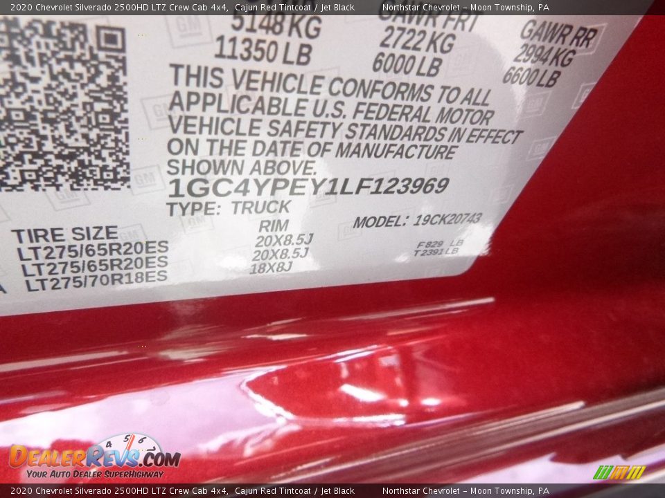 2020 Chevrolet Silverado 2500HD LTZ Crew Cab 4x4 Cajun Red Tintcoat / Jet Black Photo #15