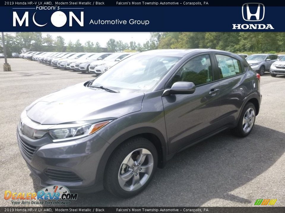 2019 Honda HR-V LX AWD Modern Steel Metallic / Black Photo #1