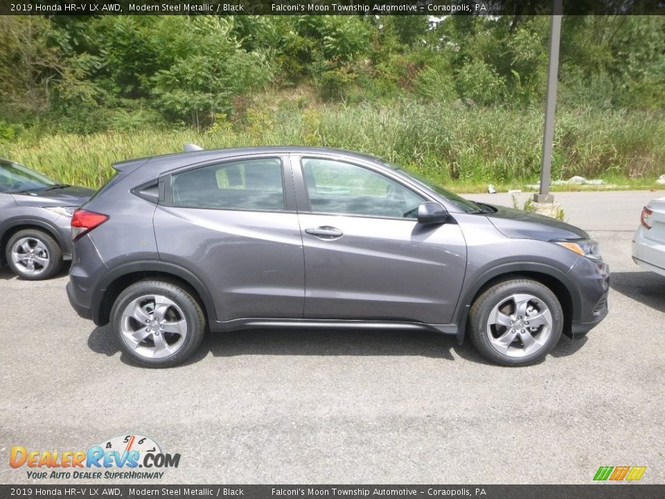 2019 Honda HR-V LX AWD Modern Steel Metallic / Black Photo #6