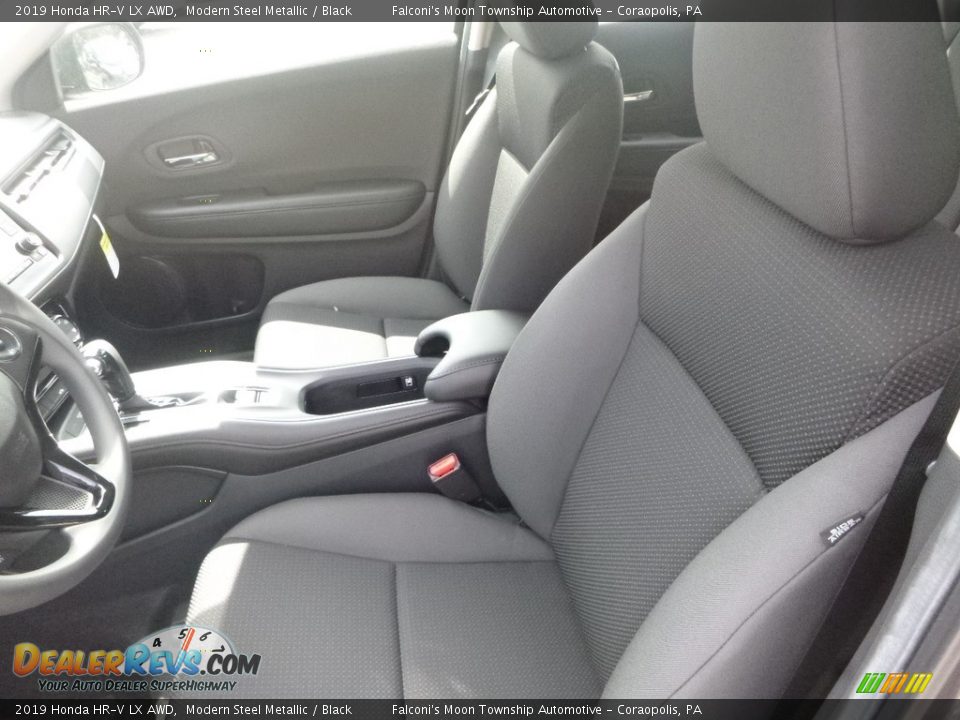 2019 Honda HR-V LX AWD Modern Steel Metallic / Black Photo #9