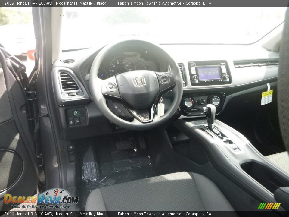 2019 Honda HR-V LX AWD Modern Steel Metallic / Black Photo #11