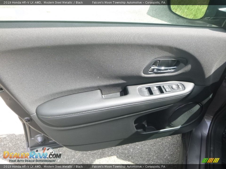 2019 Honda HR-V LX AWD Modern Steel Metallic / Black Photo #12