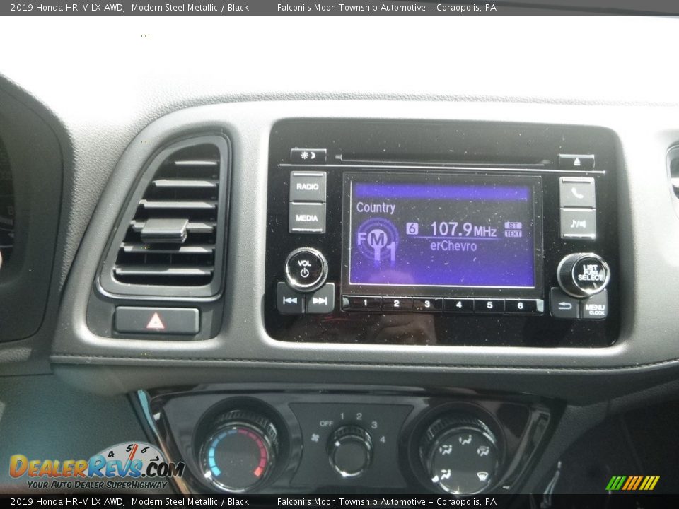 2019 Honda HR-V LX AWD Modern Steel Metallic / Black Photo #14