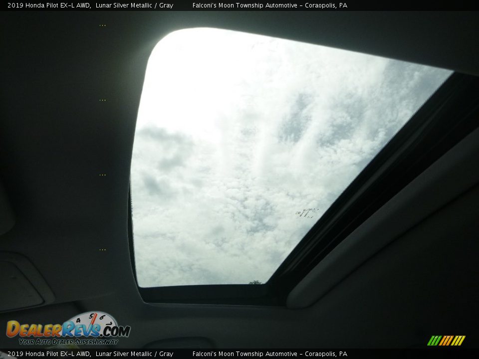 2019 Honda Pilot EX-L AWD Lunar Silver Metallic / Gray Photo #13
