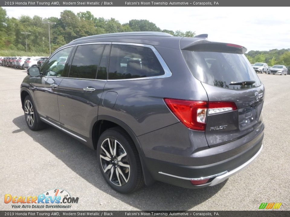 2019 Honda Pilot Touring AWD Modern Steel Metallic / Black Photo #2