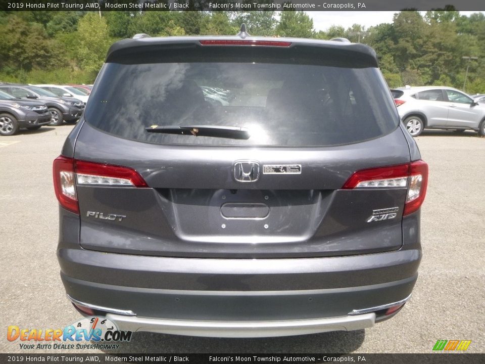 2019 Honda Pilot Touring AWD Modern Steel Metallic / Black Photo #3