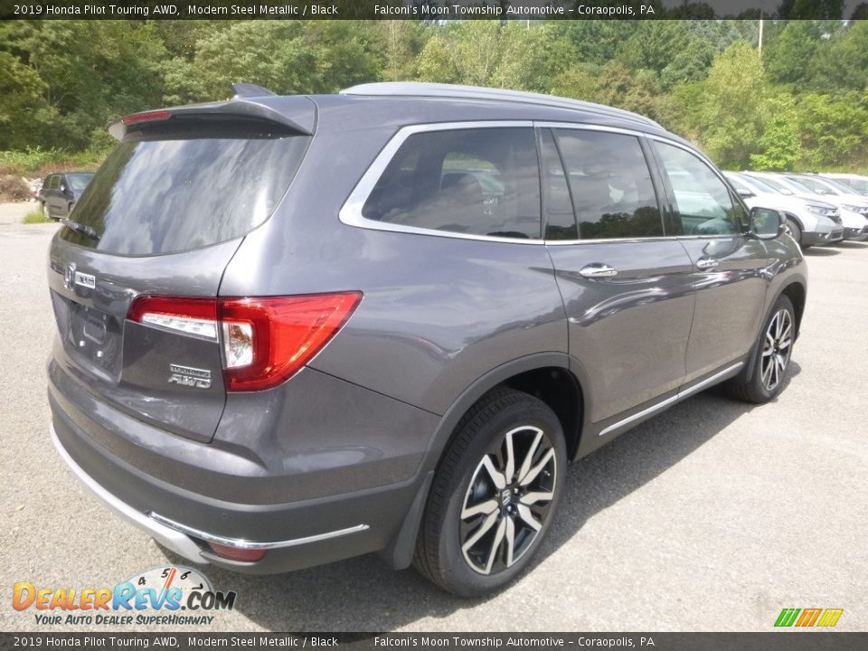 2019 Honda Pilot Touring AWD Modern Steel Metallic / Black Photo #4