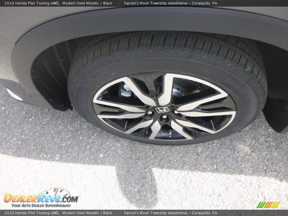 2019 Honda Pilot Touring AWD Modern Steel Metallic / Black Photo #7