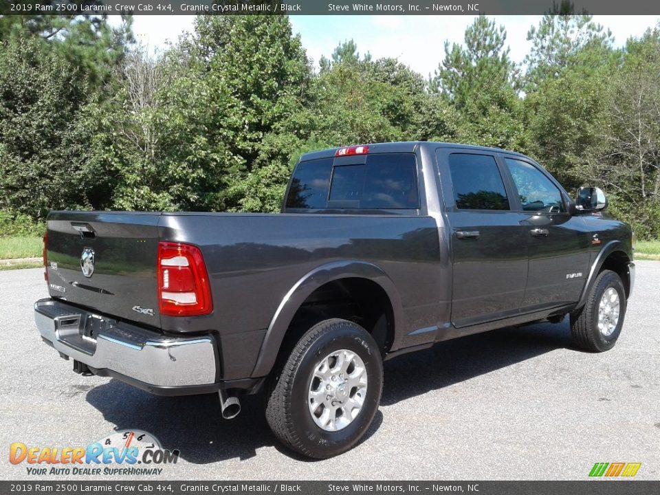 2019 Ram 2500 Laramie Crew Cab 4x4 Granite Crystal Metallic / Black Photo #6