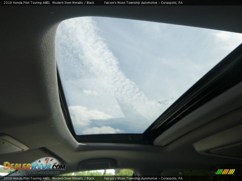 2019 Honda Pilot Touring AWD Modern Steel Metallic / Black Photo #13