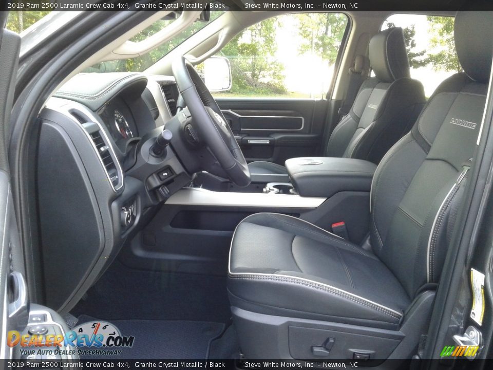 Black Interior - 2019 Ram 2500 Laramie Crew Cab 4x4 Photo #10