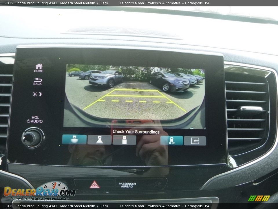 2019 Honda Pilot Touring AWD Modern Steel Metallic / Black Photo #15