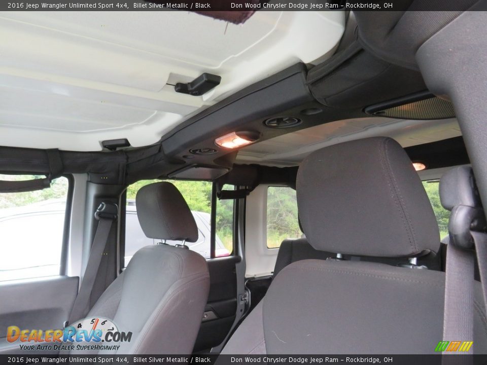 2016 Jeep Wrangler Unlimited Sport 4x4 Billet Silver Metallic / Black Photo #3