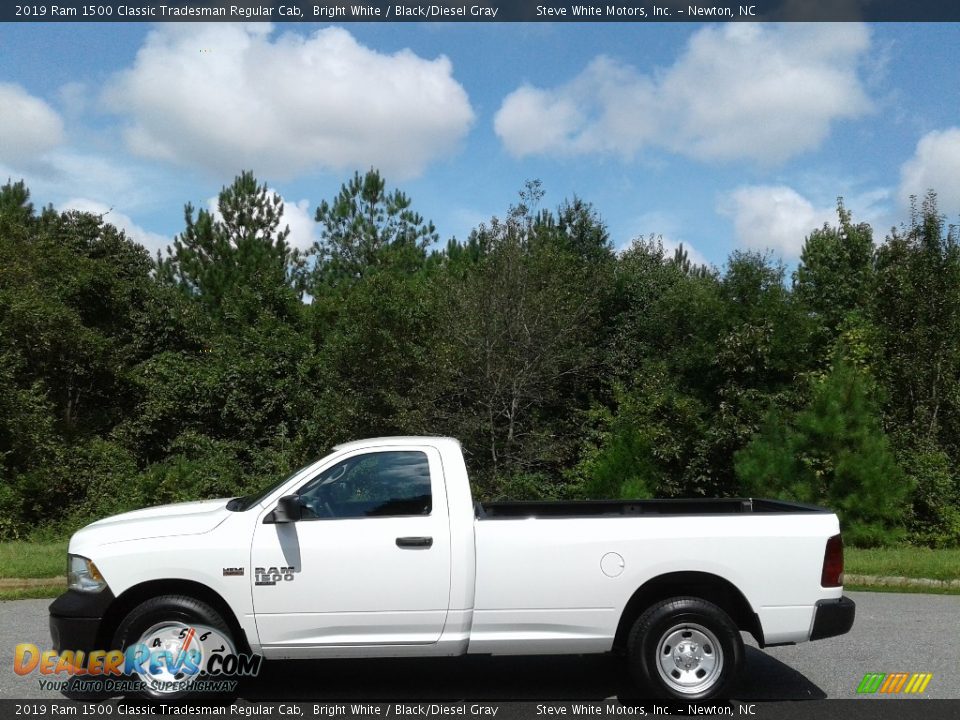 2019 Ram 1500 Classic Tradesman Regular Cab Bright White / Black/Diesel Gray Photo #1