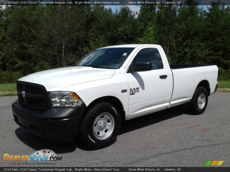 2019 Ram 1500 Classic Tradesman Regular Cab Bright White / Black/Diesel Gray Photo #2