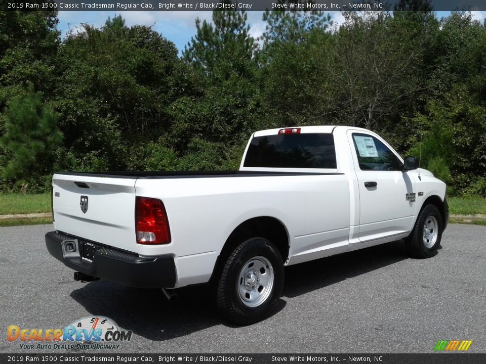 2019 Ram 1500 Classic Tradesman Regular Cab Bright White / Black/Diesel Gray Photo #6