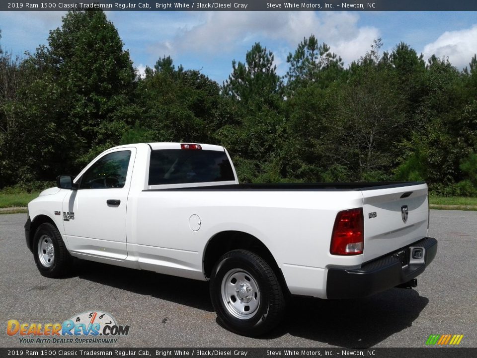 2019 Ram 1500 Classic Tradesman Regular Cab Bright White / Black/Diesel Gray Photo #8