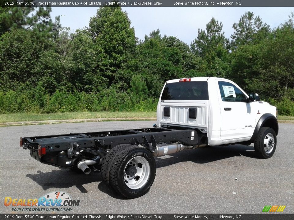 2019 Ram 5500 Tradesman Regular Cab 4x4 Chassis Bright White / Black/Diesel Gray Photo #6