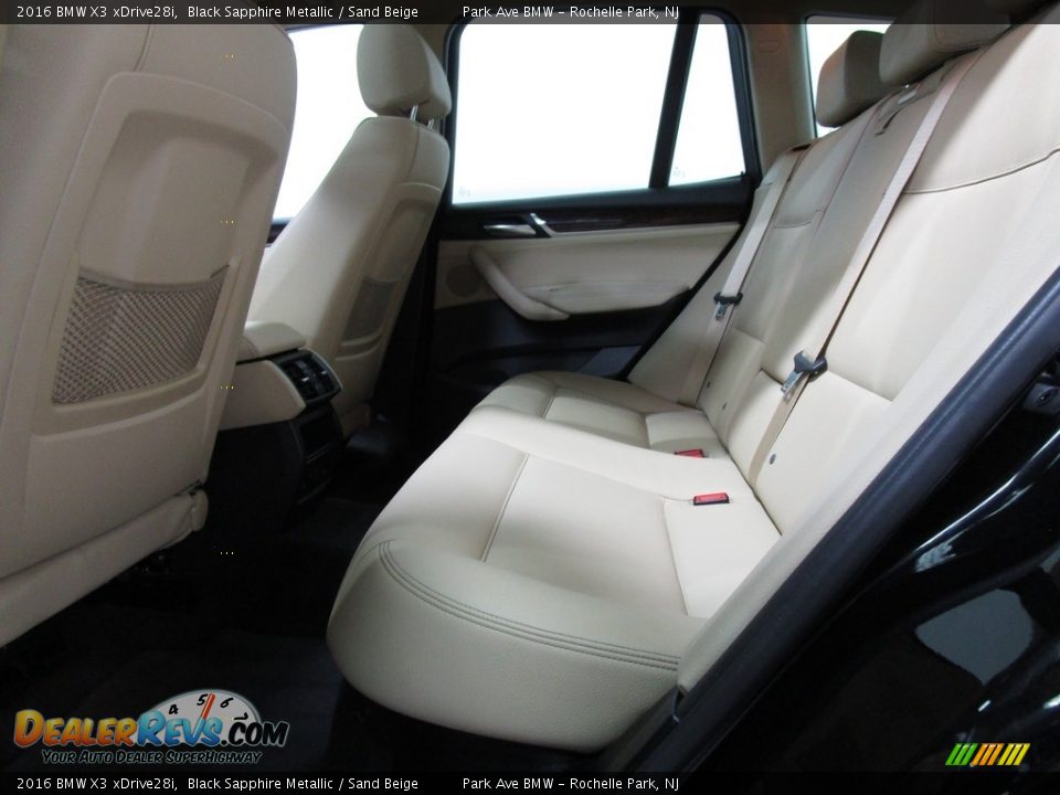 2016 BMW X3 xDrive28i Black Sapphire Metallic / Sand Beige Photo #13