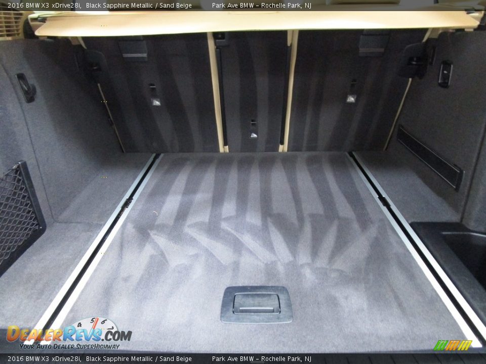 2016 BMW X3 xDrive28i Black Sapphire Metallic / Sand Beige Photo #21