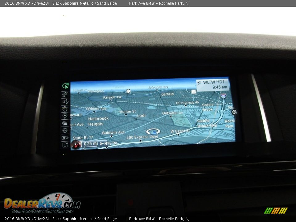 2016 BMW X3 xDrive28i Black Sapphire Metallic / Sand Beige Photo #25