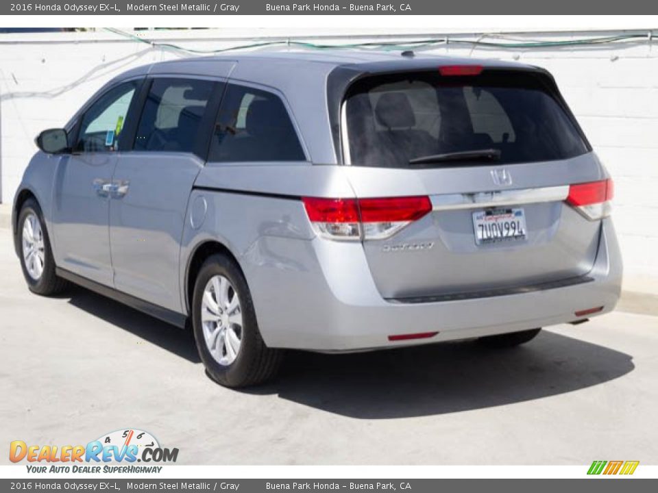 2016 Honda Odyssey EX-L Modern Steel Metallic / Gray Photo #2