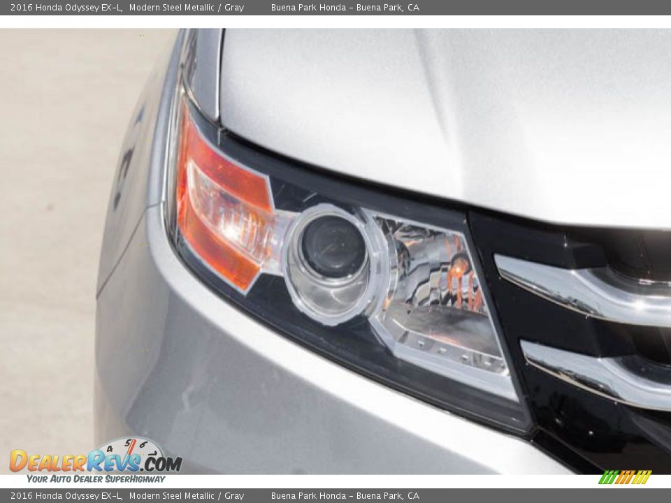 2016 Honda Odyssey EX-L Modern Steel Metallic / Gray Photo #8