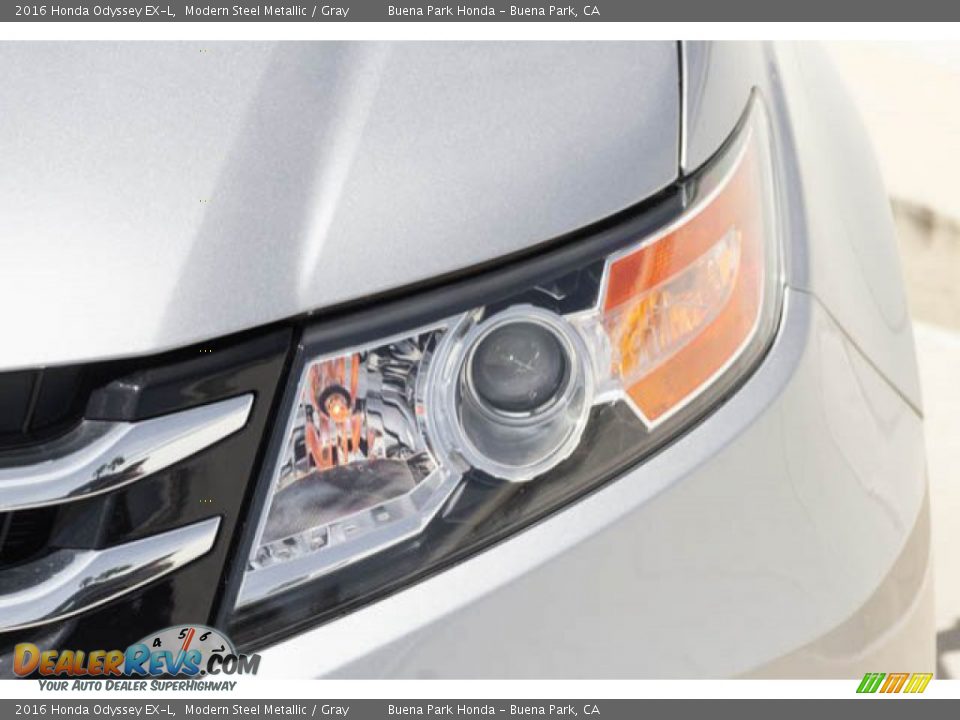 2016 Honda Odyssey EX-L Modern Steel Metallic / Gray Photo #9