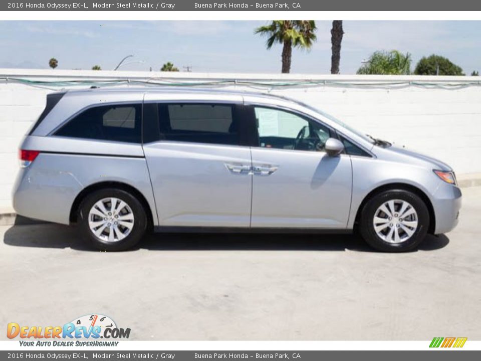 2016 Honda Odyssey EX-L Modern Steel Metallic / Gray Photo #14
