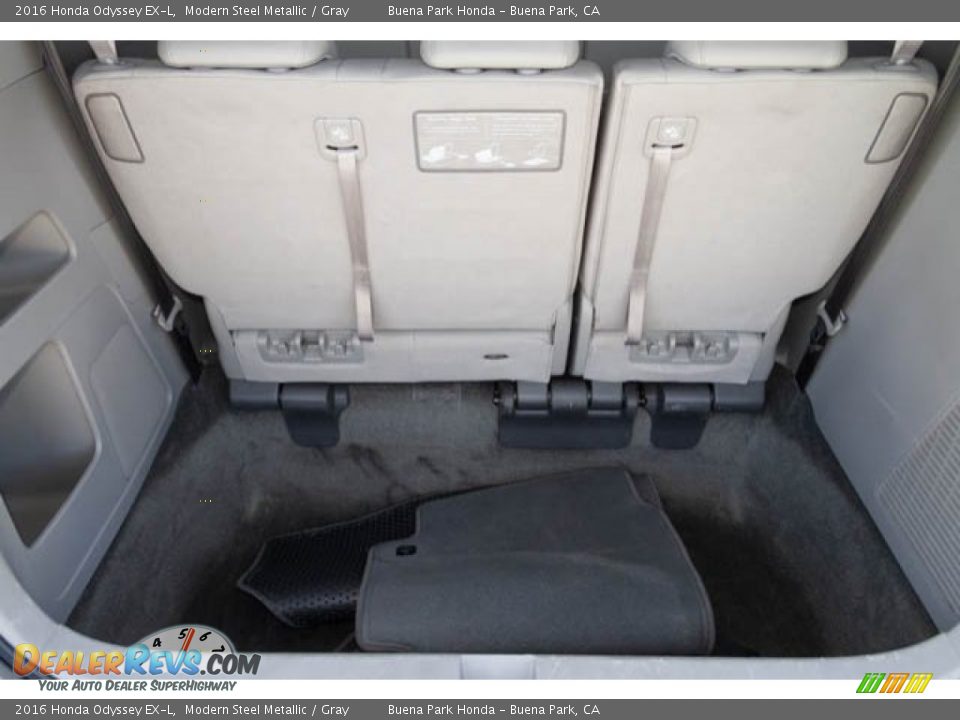 2016 Honda Odyssey EX-L Modern Steel Metallic / Gray Photo #20